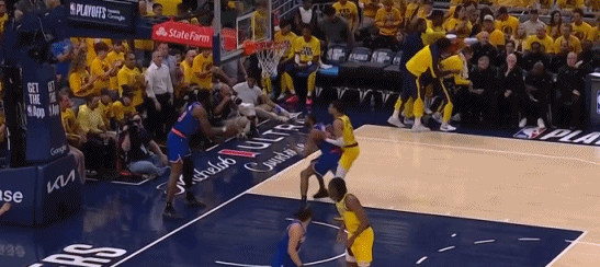 顶级?卡莱尔开场就设计大头得手！步行者众人看服了~